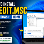 Windows 11 Home GPEDIT installer